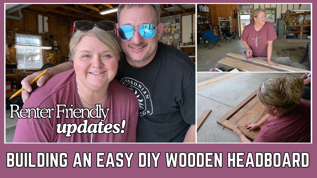 Building a SIMPLE and AFFORDABLE DIY wooden headboard