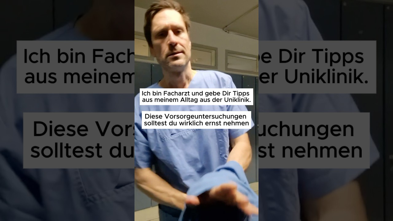 Diese Vorsorgeuntersuchungen solltest du wirklich ernst nehmen #shorts