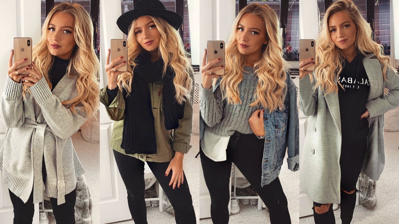 WINTER OUTFITS with BLACK JEANS! ☃️ 2018 / 2019