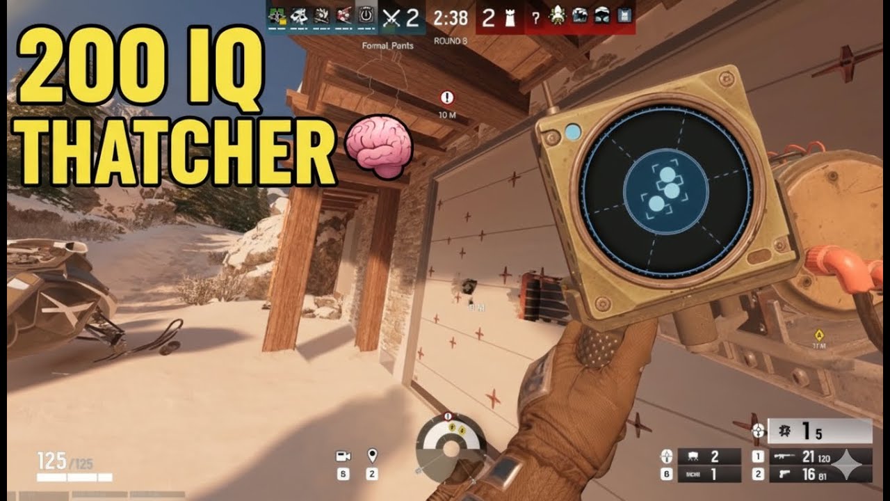 This Is How You Actually Play Thatcher. 🧠⚡(Rainbow Six Siege)
