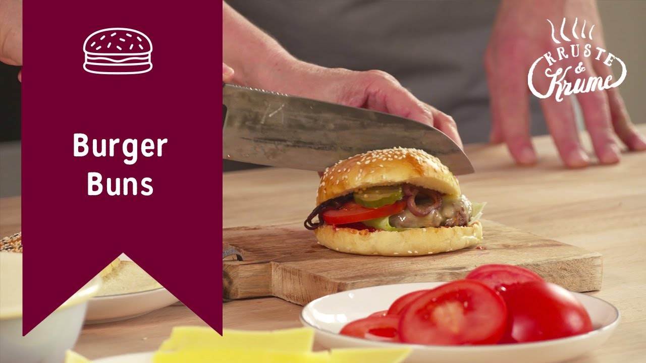 Burger Bun | perfektes Hamburger Br&ouml;tchen aus Briocheteig | Kruste&Krume Rezept
