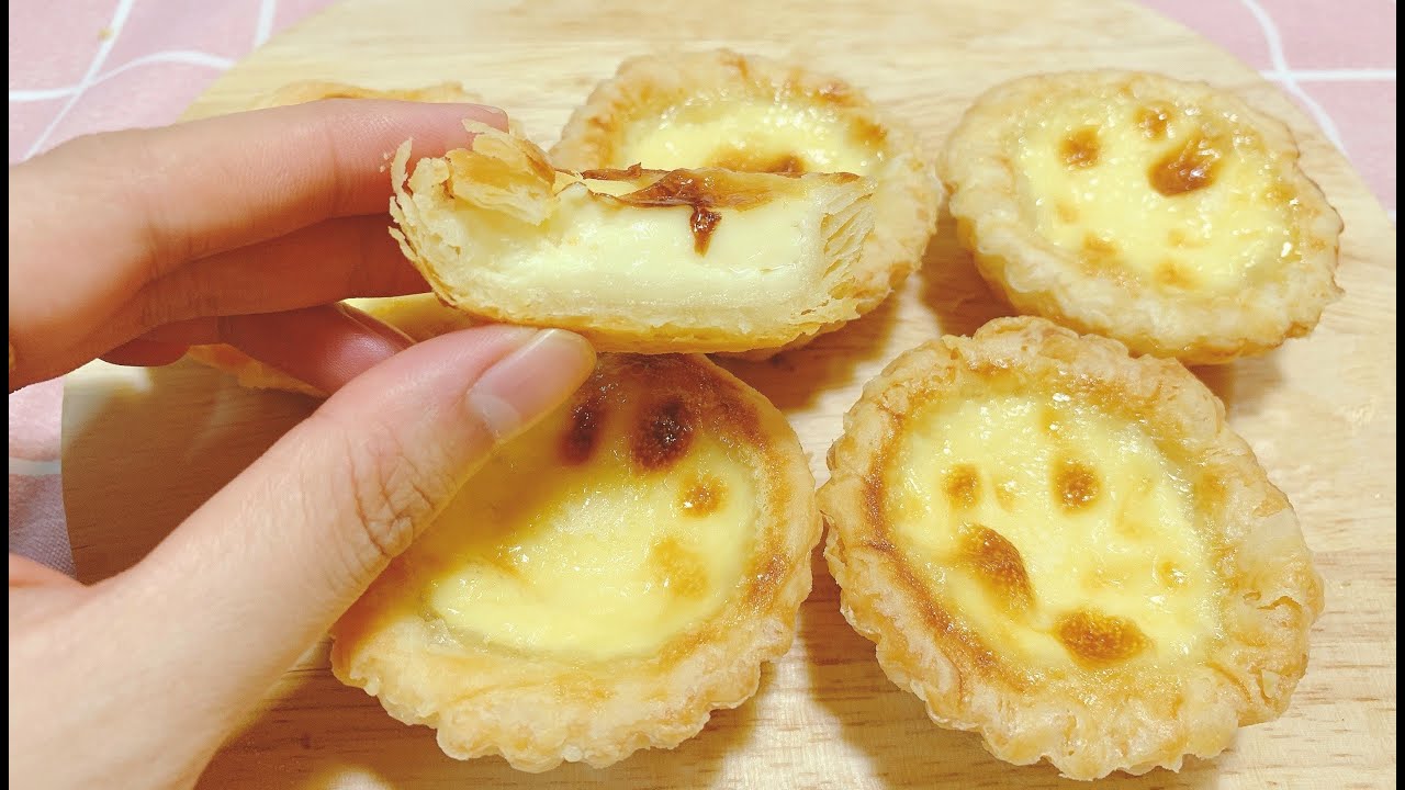 Cách làm BÁNH TART TRỨNG từ A-Z, ngon xỉu lên, xỉu xuống, siêu béo ngậy. (How to make egg tart)