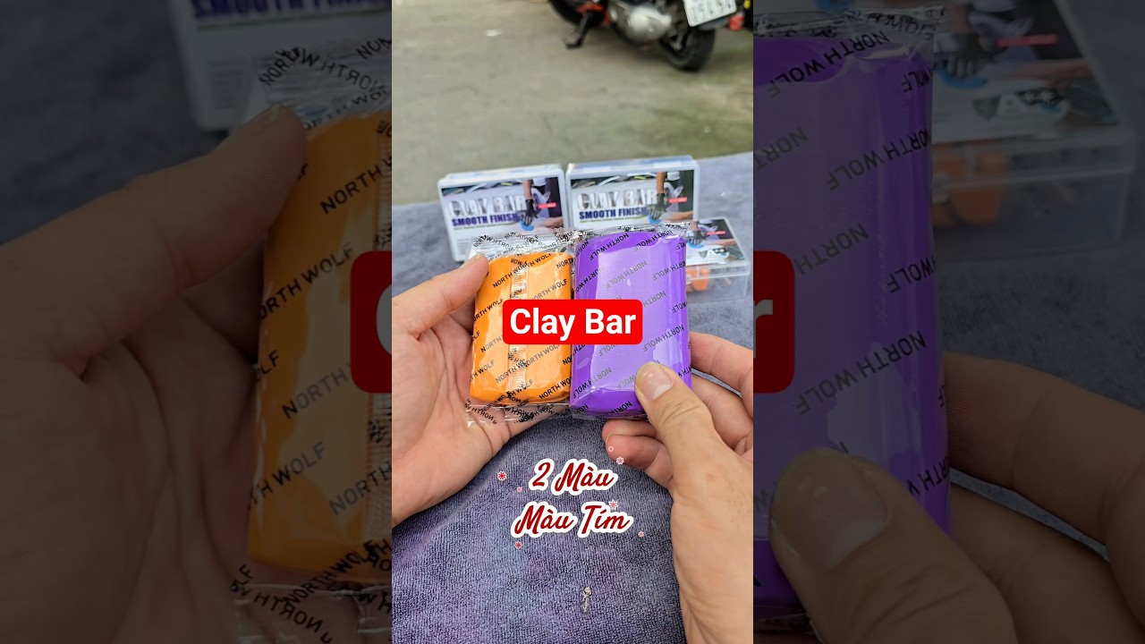 Đất Sét Tẩy Bụi Sơn Ô Tô NORTH WOLF Clay Bar – Tẩy Nhiễm Bẩn, Không Xước Sơn, Chính Hãng