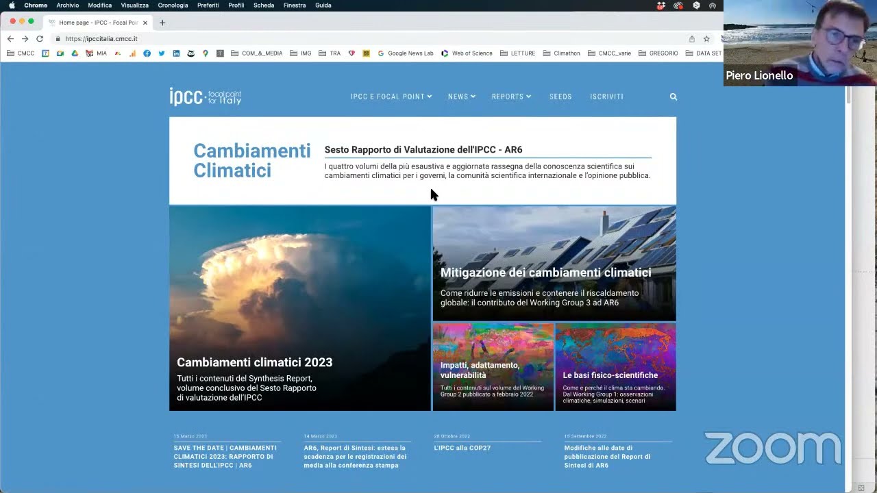 CAMBIAMENTI CLIMATICI 2023: RAPPORTO DI SINTESI DELL'IPCC - AR6