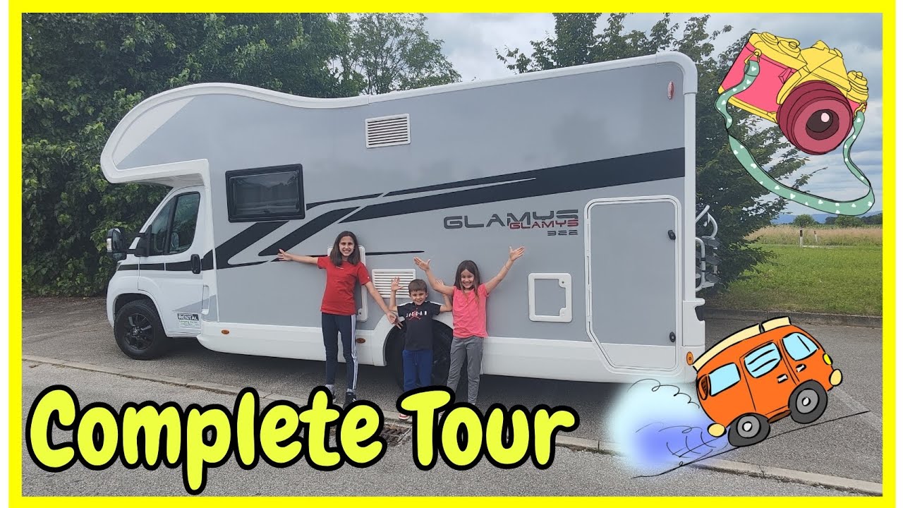 McLouis Glamys 322 🚐 complete Tour ! La nostra casa per le vacanze !  #travel #familyvlog