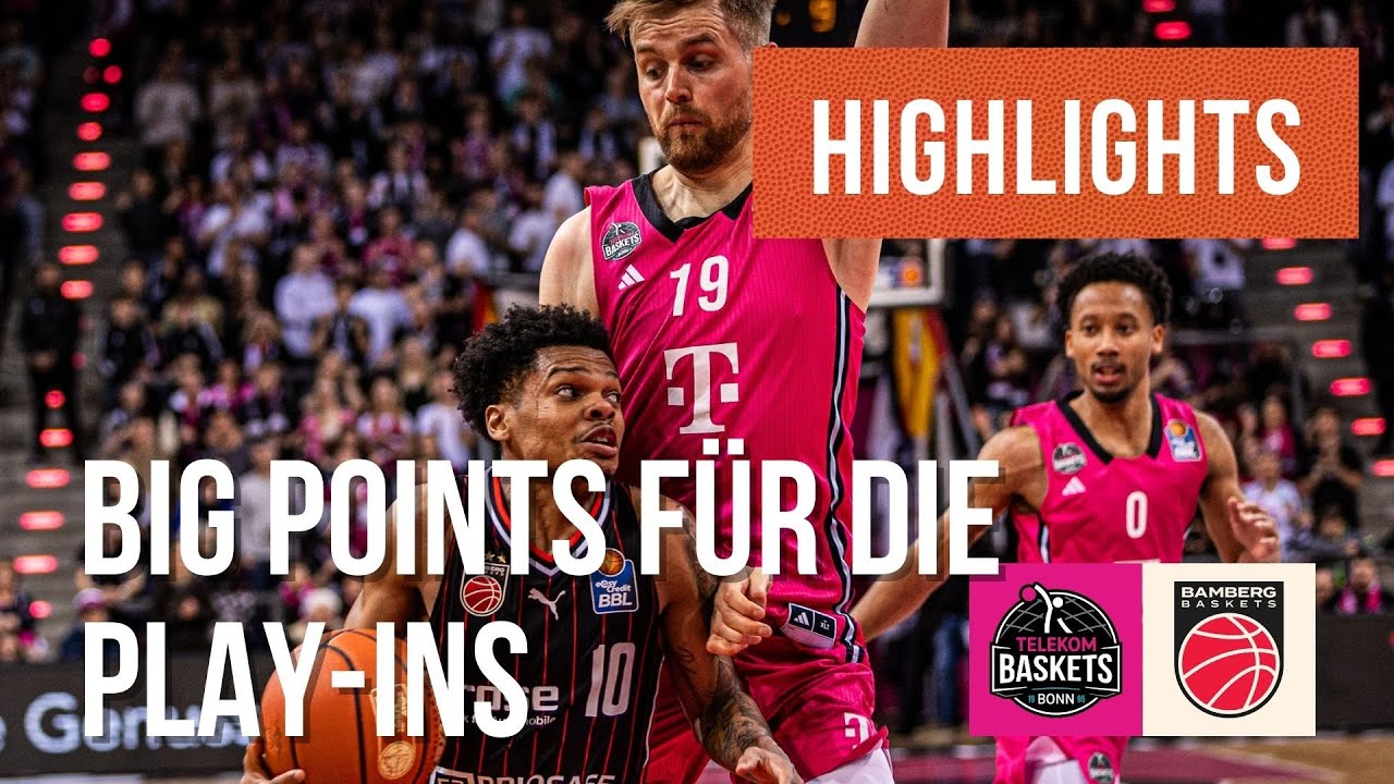 Highlights: Telekom Baskets Bonn - Bamberg Baskets | easyCredit BBL | Dyn Basketball