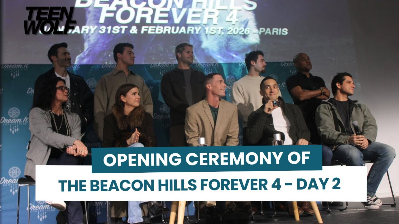 Opening ceremony of the BHF4 day 2 in Paris with the actors of Teen Wolf