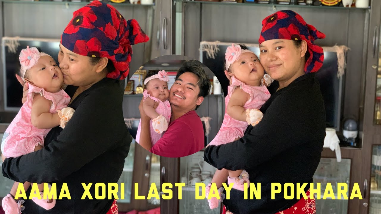 My little princess Saadgi & KanXi Gurung last day in pokhara ❤️ KanXa RocKs YOman BOOM😎🤘👊