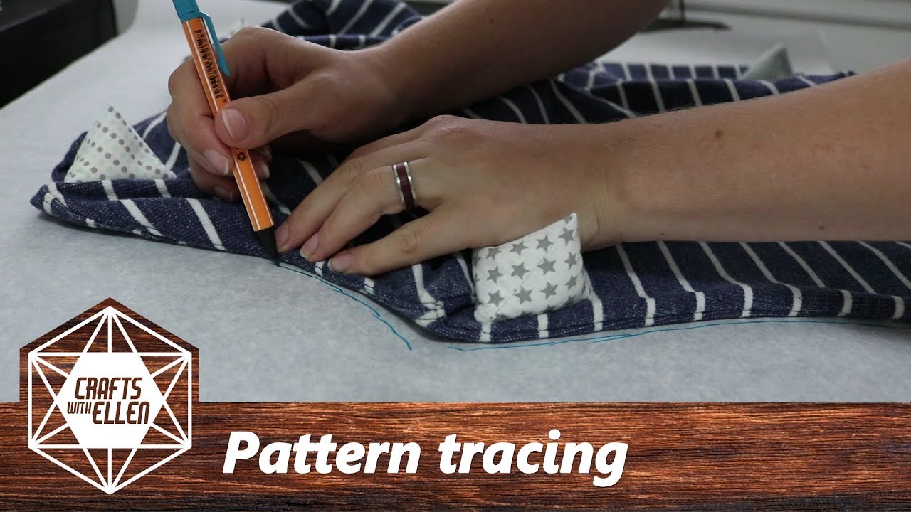 Tracing a sewing pattern from clothes