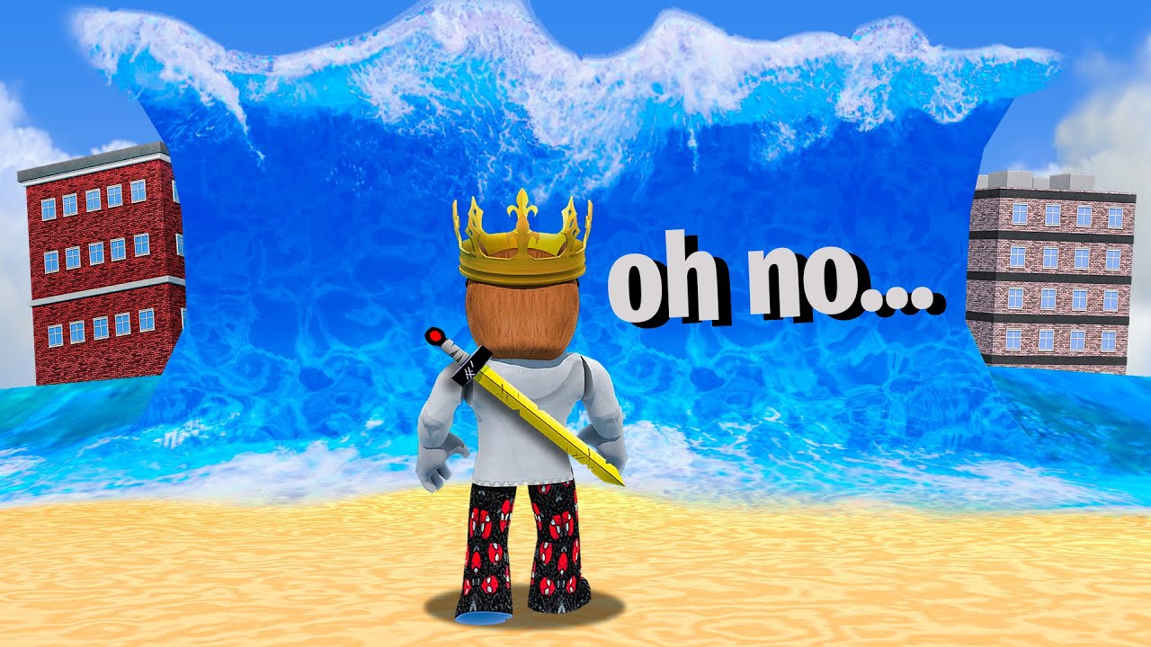SOBREVIVE al TSUNAMI en ROBLOX