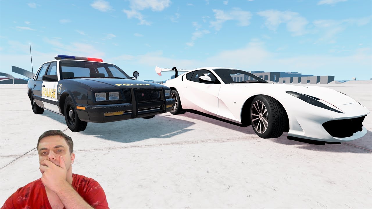 FUGA VALENDO o MAPA TODO! BeamNG.drive MULTIPLAYER