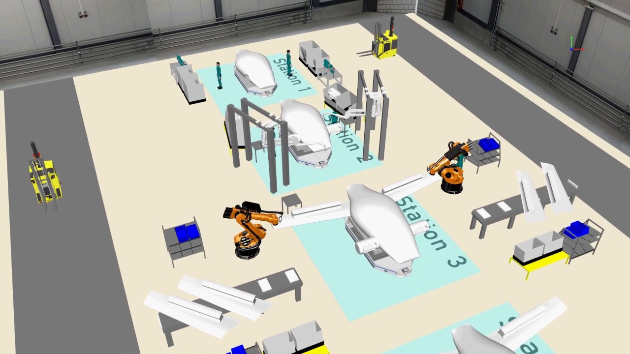 ema: Human Simulation am Beispiel einer Flugzeugmontage