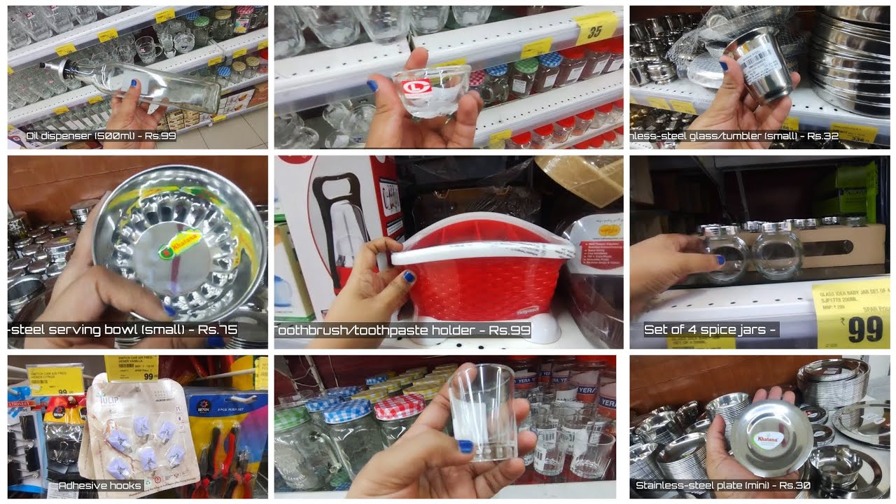 🛍️SPAR 2 Minutes Kitchen Shopping🚨 Everything Under @Rs.99🤩 Clearance Sale September 2023 #LaiKRaS🛍️
