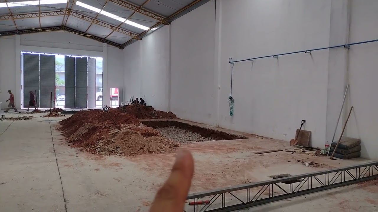 Rede de ar comprimido com compressor  de 5CV
