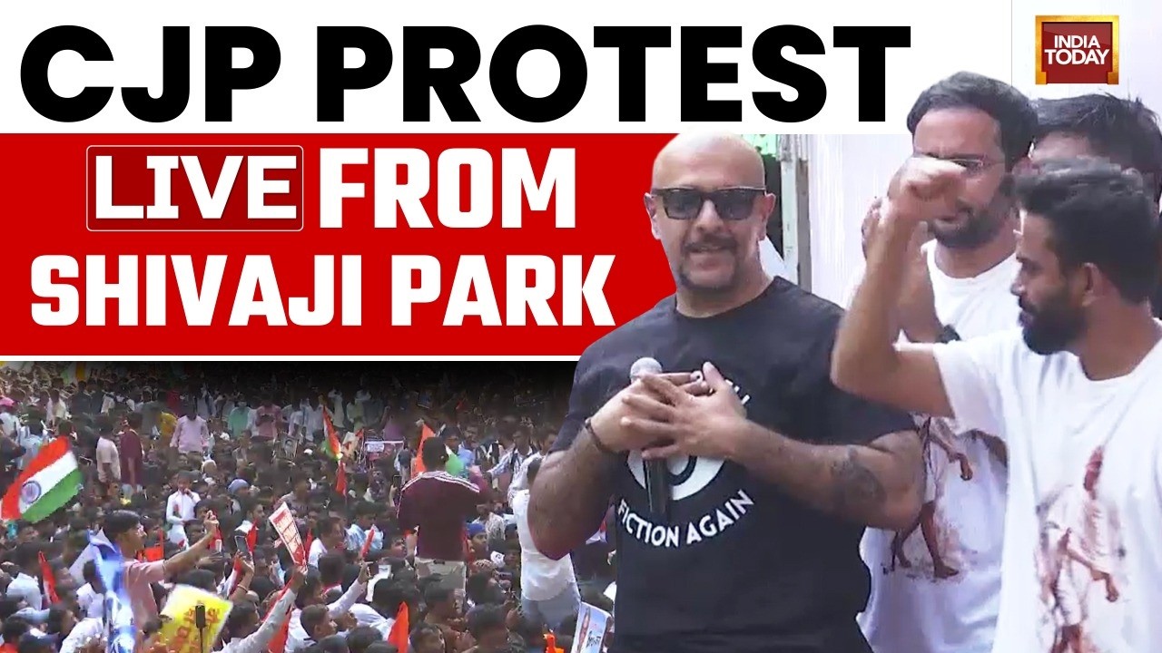 CJP Protest LIVE From Shivaji Park In Mumbai | CJP Protest Against Gyanesh Kumar | Abhijeet Dipke