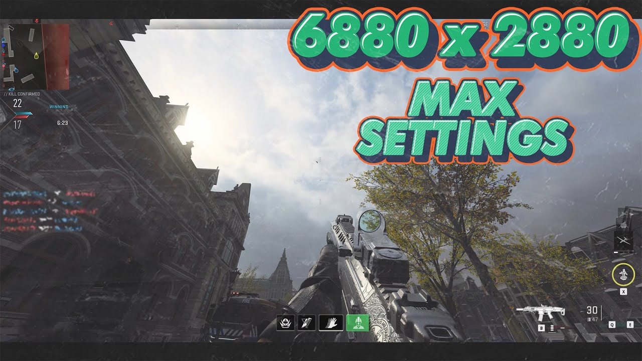COD MWII - 6880x2880@ULTRA - R7 5700x + RX 6800 - (200% upscale)