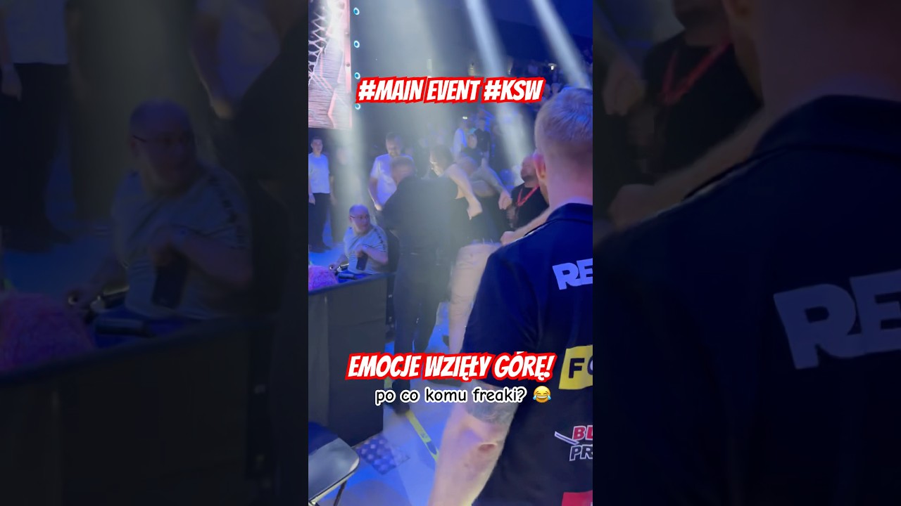 Emocje na gali #ksw 110 w Rzeszowie porwały tłum! #shorts #shortvideo #sports #security