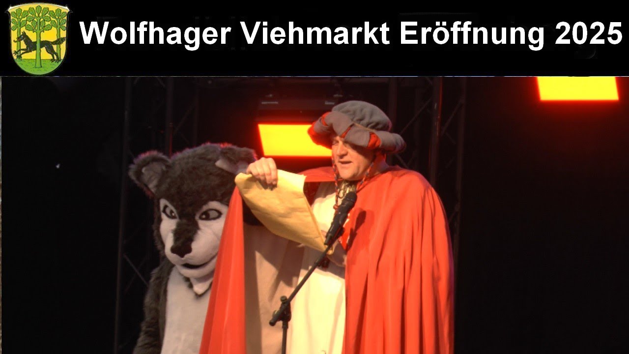 Der 188. Wolfhager Viehmarkt Juli 2025- Die Eröffnung-