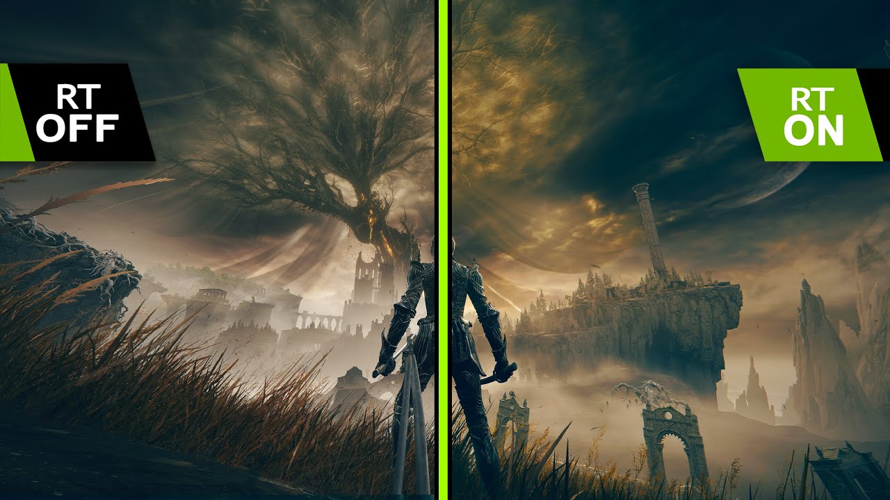 Elden Ring &mdash; сравнение включения/выключения трассировки лучей в Shadow of the Erdtree | RTX 4090