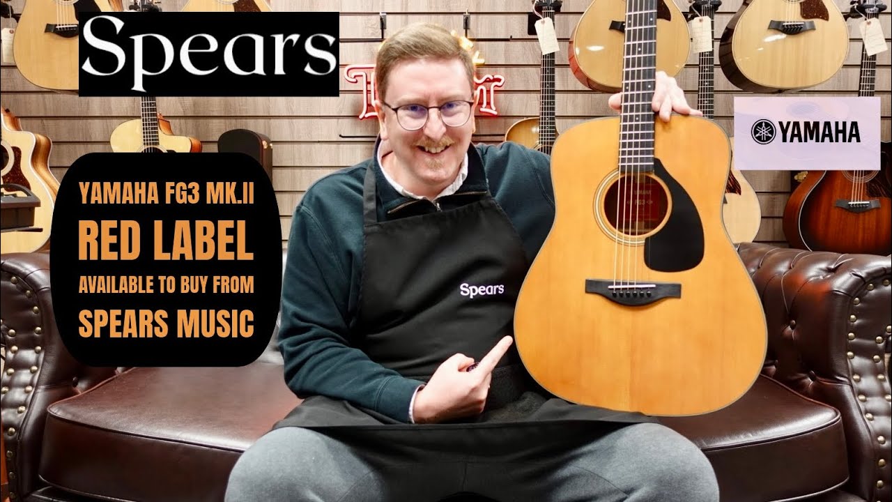Yamaha FG3 MK.II ARE Red Label Acoustic Guitar - Spears Music | Demonstration With James