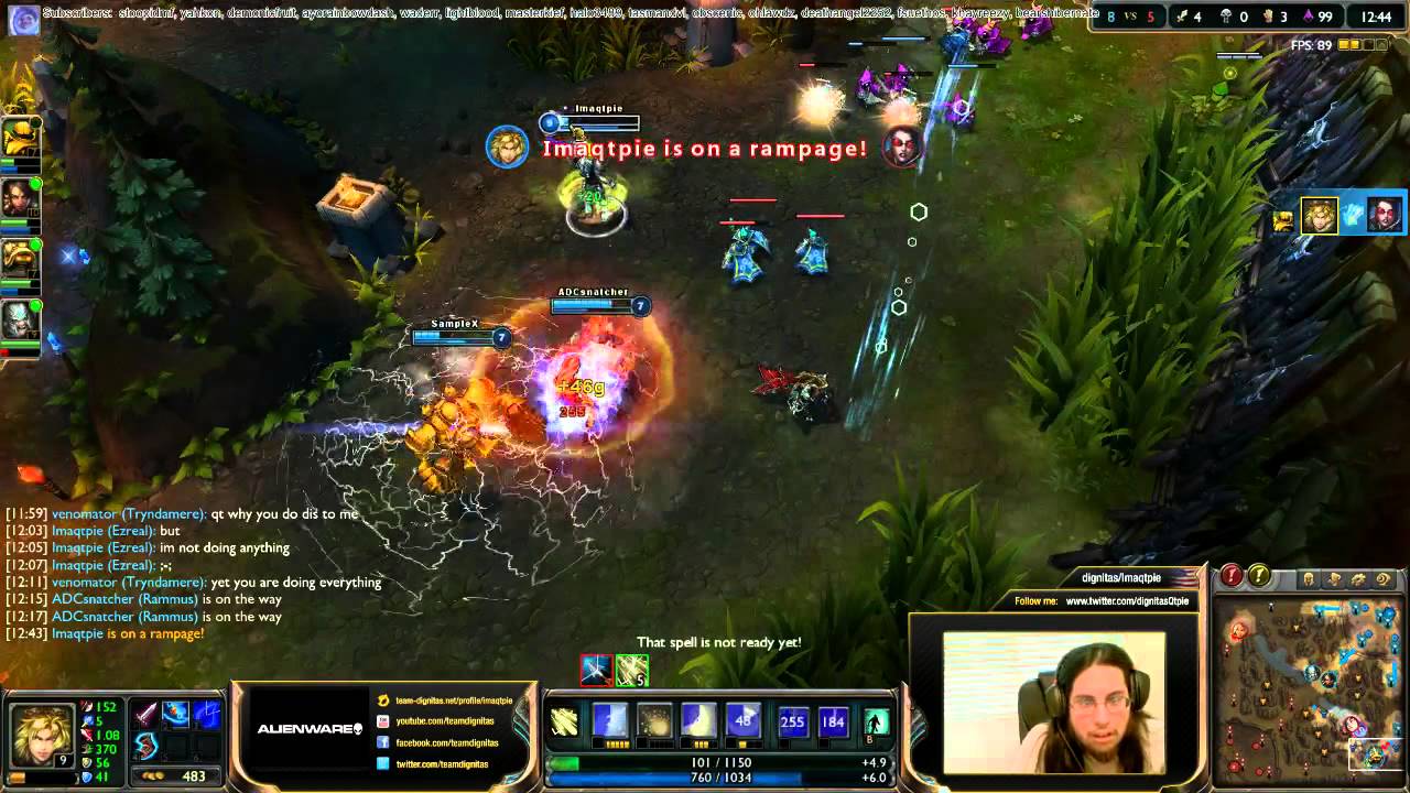 imaQtpie - Blue Ezreal bot lane «BOSS» (Diamond ll)