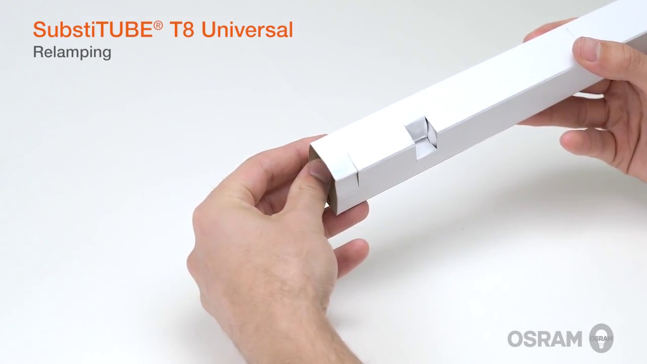 Installation SubstiTUBE Universal for ECG and CCG luminaires – one for all