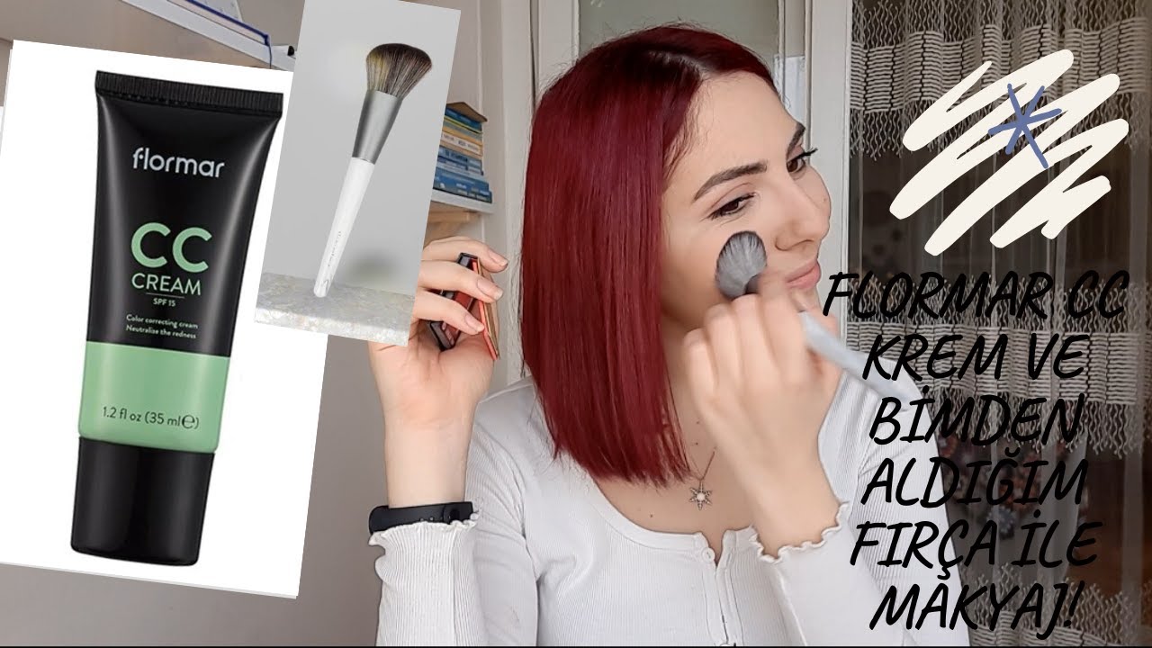 FLORMAR CC KREM, BİM ALLIK FIRÇASI, FONDOTENSİZ MAKYAJ VE BİRAZ DERTLEŞME! #flormarcckrem