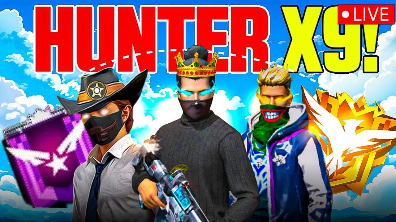 🔴 RAMADAN KAREEM HX9 Scrims Tour Live | HUNTER X9! 🔥🎮
