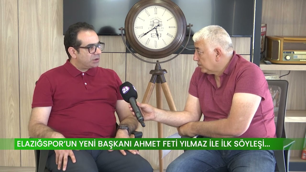 Elazığspor Yeni Kulüp Başkanı Ahmet Feti Yılmaz ile ilk söyleşi