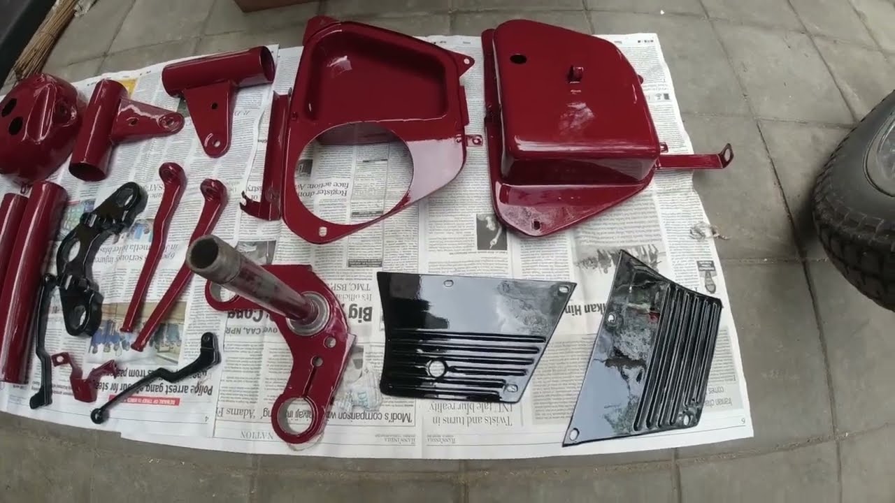 Restoration | 1996 Yezdi Roadking-250cc |TIME-LAPSE  #biker #vintage  #twostroke #timelapse ⏰ 🏍😎