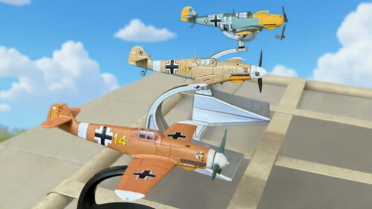 Hans-Joachim Marseille 1/72 diecast models (Messerschmitt BF109) COMPARISON