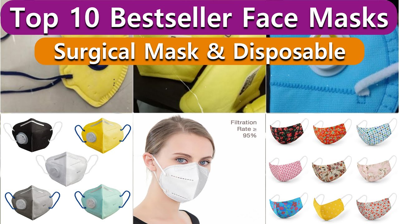 Top 10 Bestseller Face Masks II Best Face Masks For Virus Protection