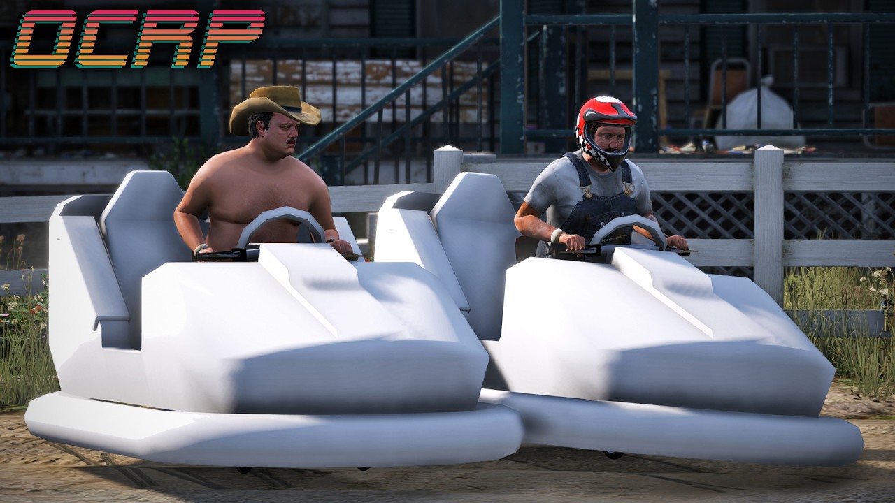 Got My Head Stuck in a Bumper Car in GTA RP | OCRP