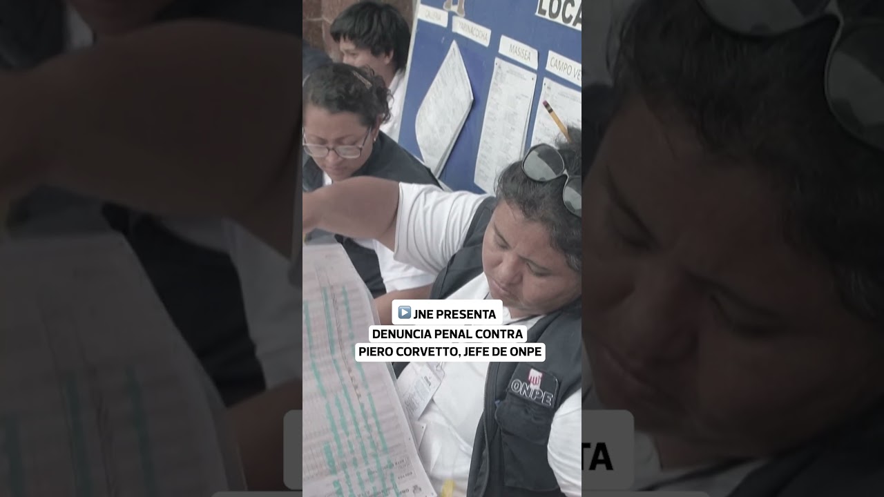 Jefe de la ONPE, Piero Corvetto es denunciado penalmente | El Comercio