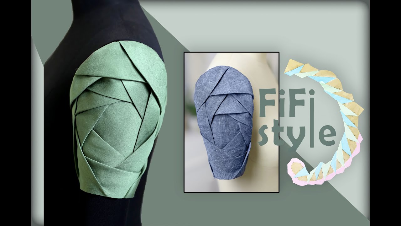 FiFi Style : Дизайн рукава розы в стиле оригами