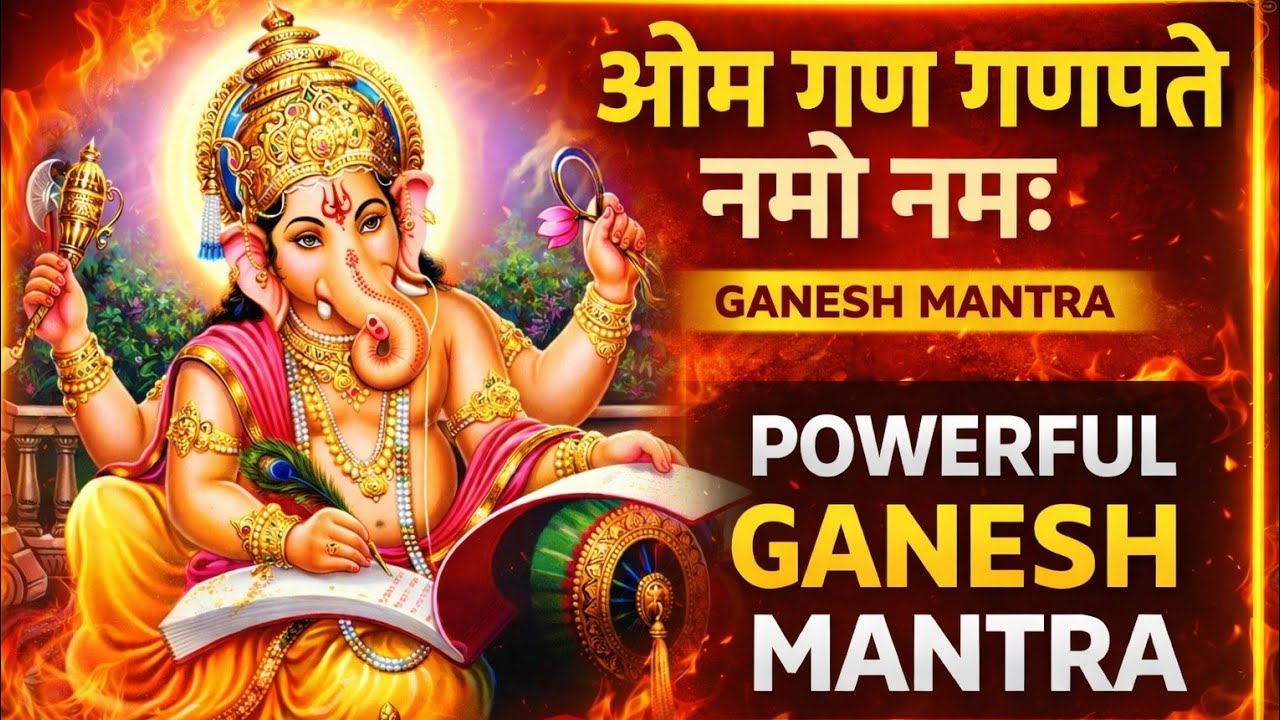 LIVE Darshan & Mantra 🐘 | गणेश मंत्र | Om Gan Ganpataye Namo Namah