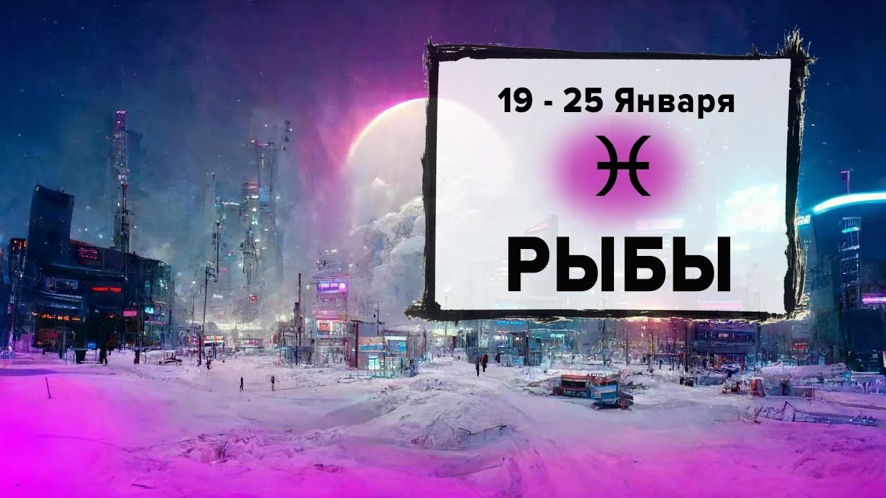 РЫБЫ ♓ 19 - 25 Января 2026 | Расклад таро на неделю для знака Зодиака Рыбы