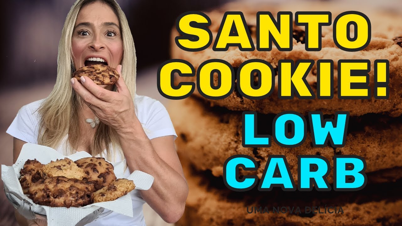 COOKIES LOW CARB! RÁPIDO, PRÁTICO, DELICIOSO E SAUDÁVEL! FAÇA EM SUA CASA EM MENOS DE 20 MINUTOS!