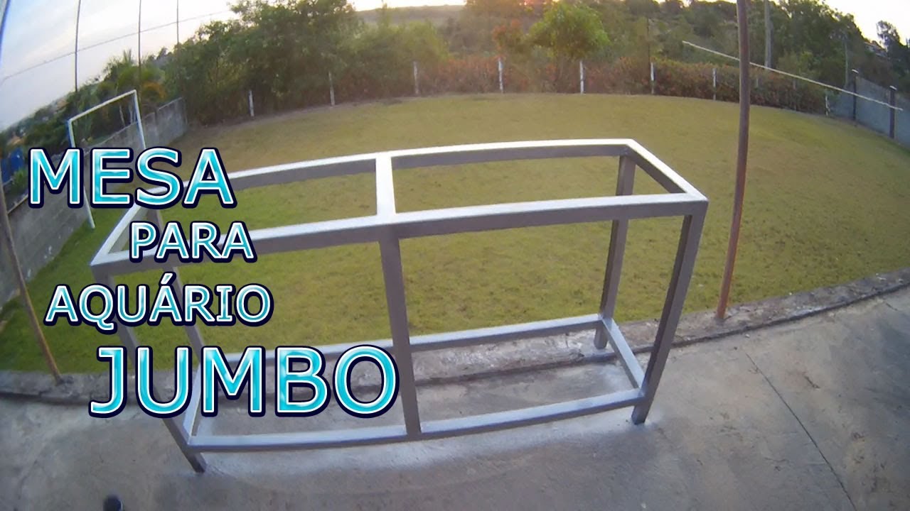 COMO FAZER UMA MESA PARA AQUÁRIO JUMBO SAALADA