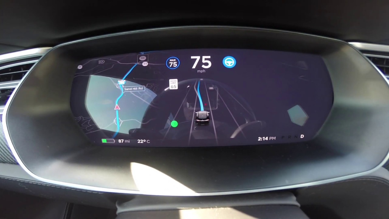 Tesla v9 Beta - Drive by Navigation