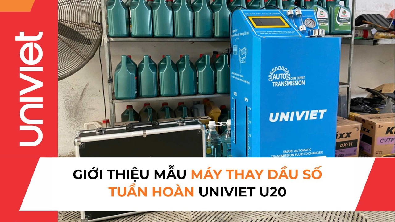 Giải pháp tăng doanh thu Gara: Máy thay dầu hộp số tự động tuần hoàn UNIVIET
