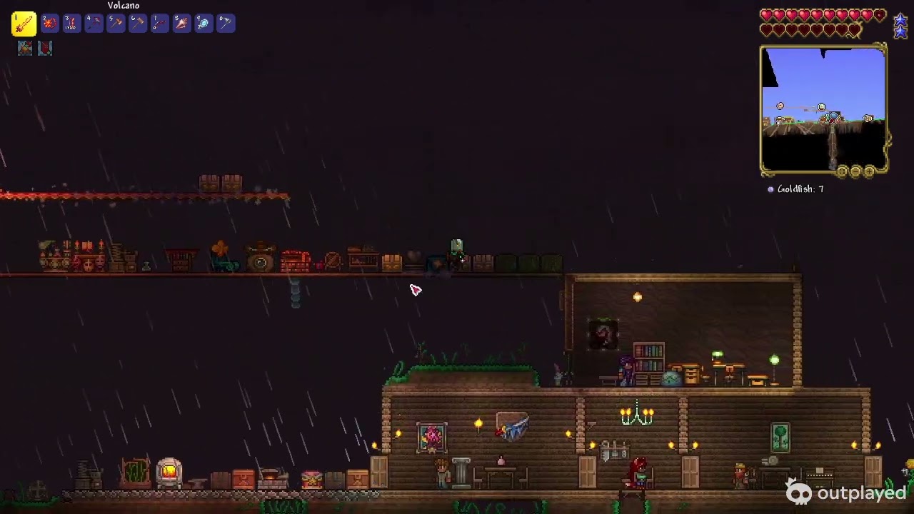Terraria 1.4.5 Coin rain