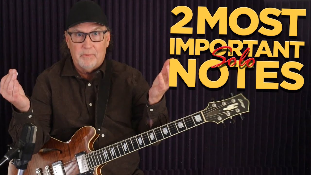 What are the most important notes of a guitar solo - Tension and Resolution in Music
