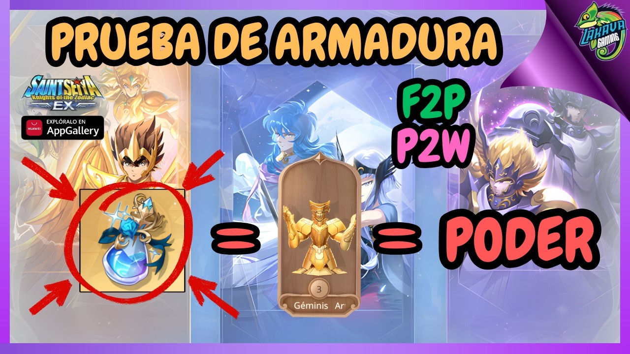 SUBE MUCHO Tu PODER con la PRUEBA de ARMADURA! Nuevo Evento en Saint Seiya EX