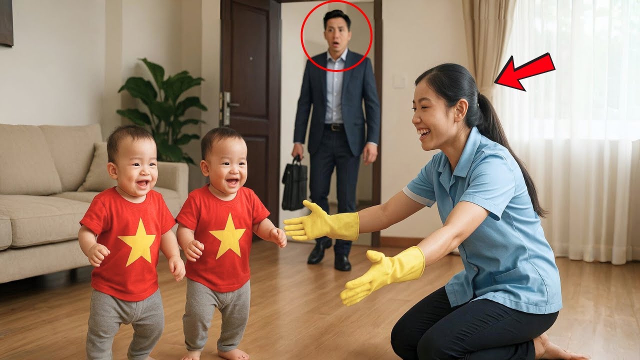 Hai con sinh đôi nhà tỷ phú mãi không biết đi - Cô giúp việc nghèo mới đến làm điều không tưởng!