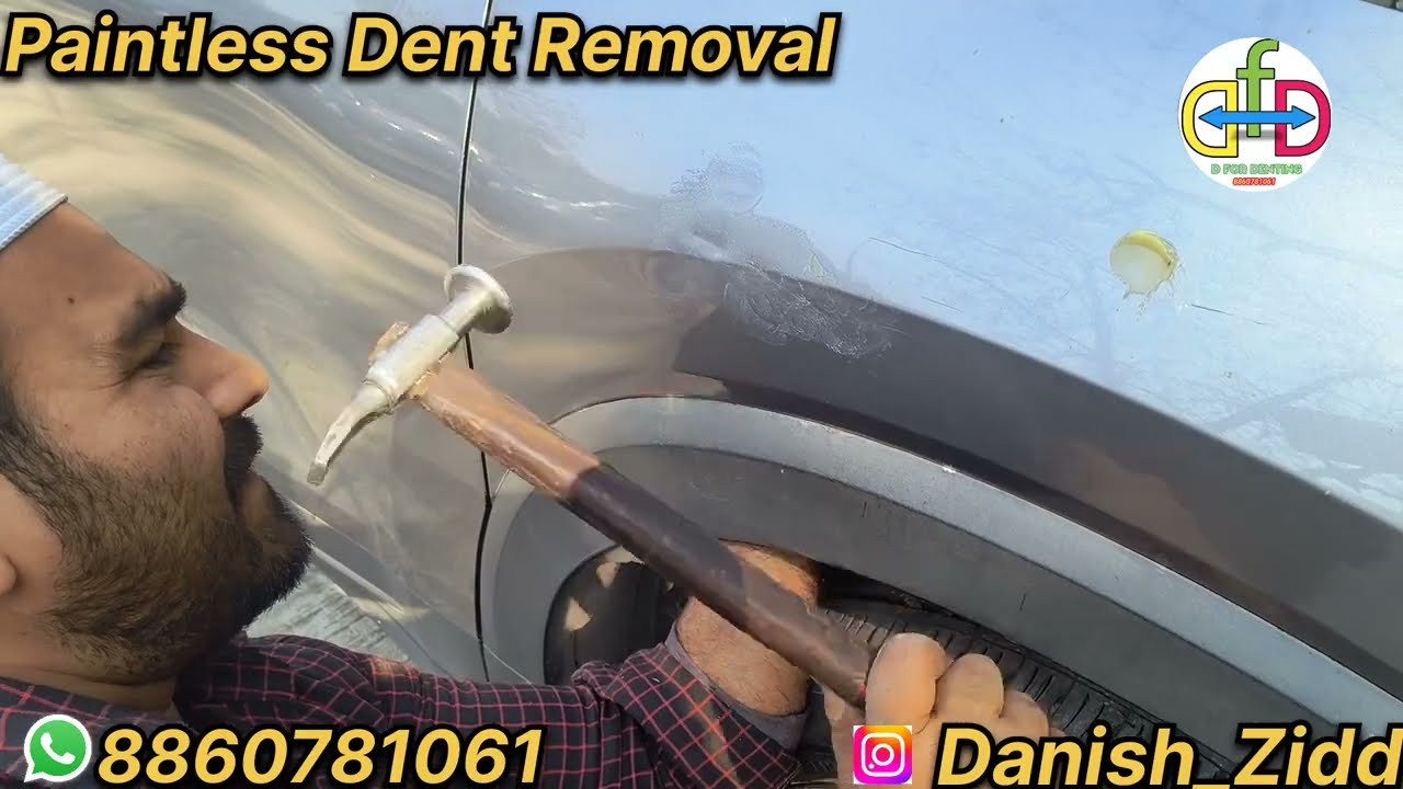 दानिश भाई डेंटर गोविंदपुरी | बिना रंग ख़राब करे निकालते हैं डेंट | Ummed niThikiAisa Dent NikalJayga