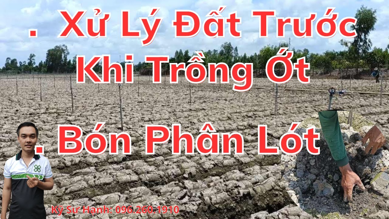 Bón Phân - Xử Lý Đất Trước Khi Trồng Đất Ớt 1 Hétta