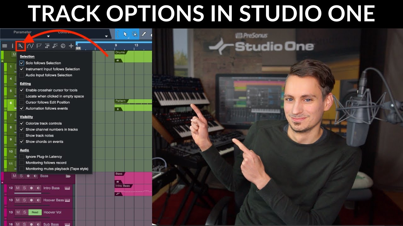 Track Options in Studio One - Unlocking Features You Need | PreSonus