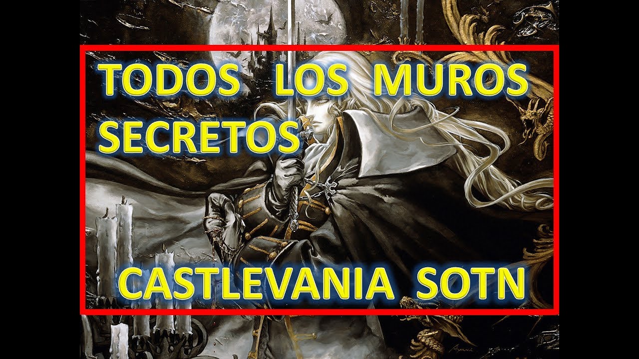 CASTLEVANIA SOTN todos los pasadizos y muros secretos