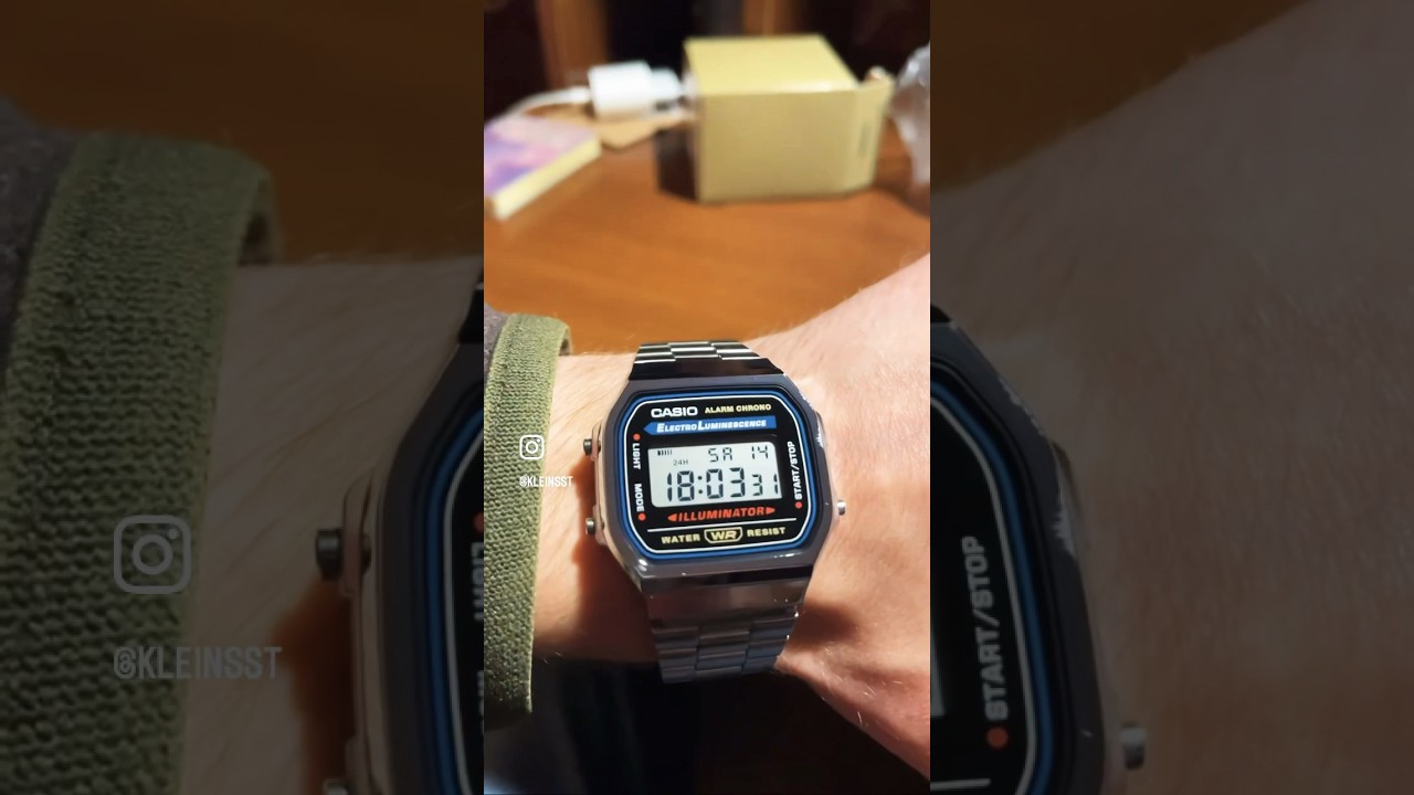 Легендарные ретро часы от Casio Casio vintage A168WA